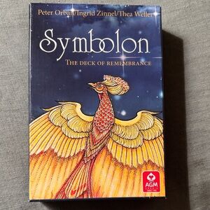 Ag Adriano Goldschmied Symbolon Bird Deck - Red and Gold